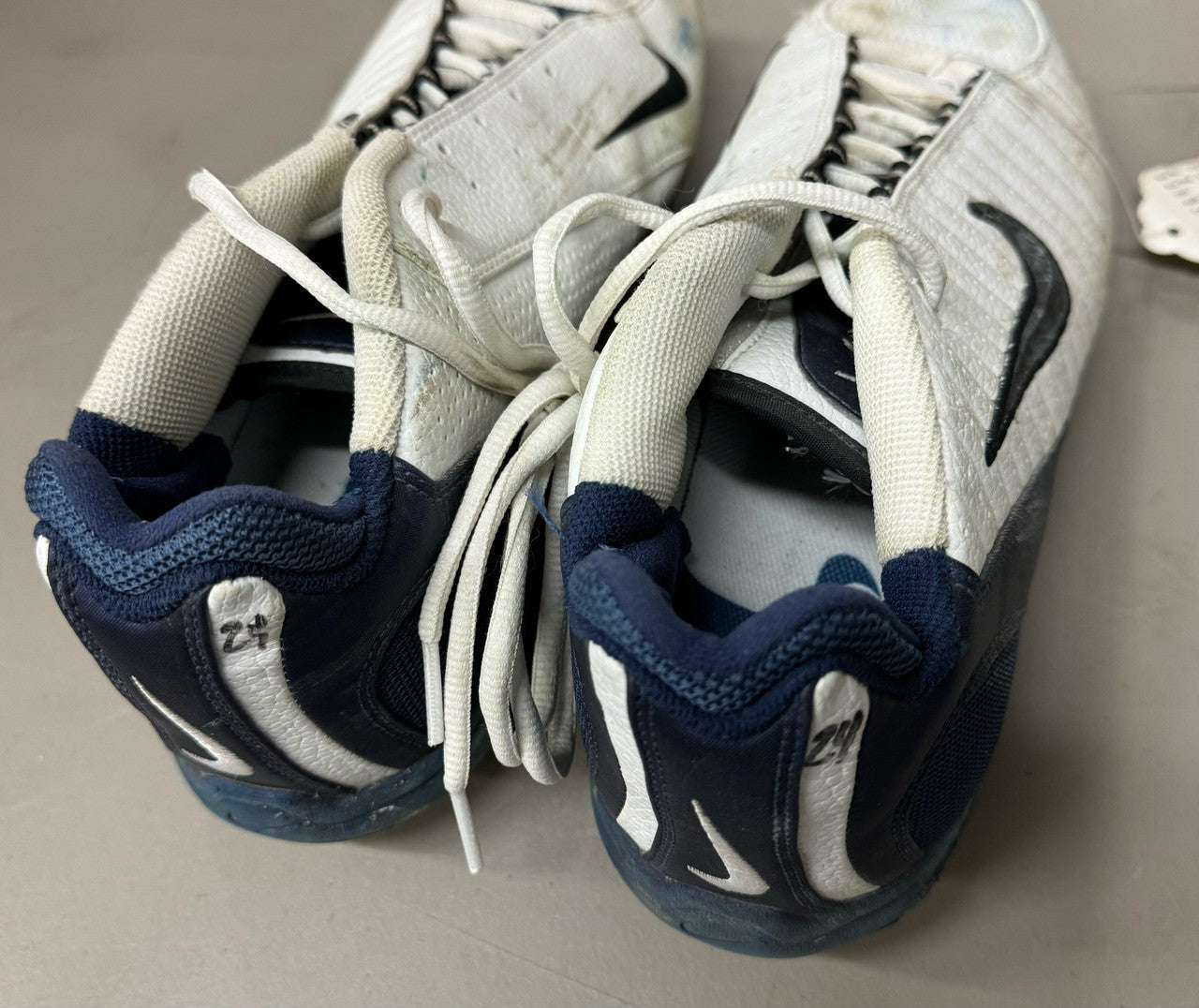 Todd Lyght Game Used Football Cleats St. Louis Rams Detroit Lions
