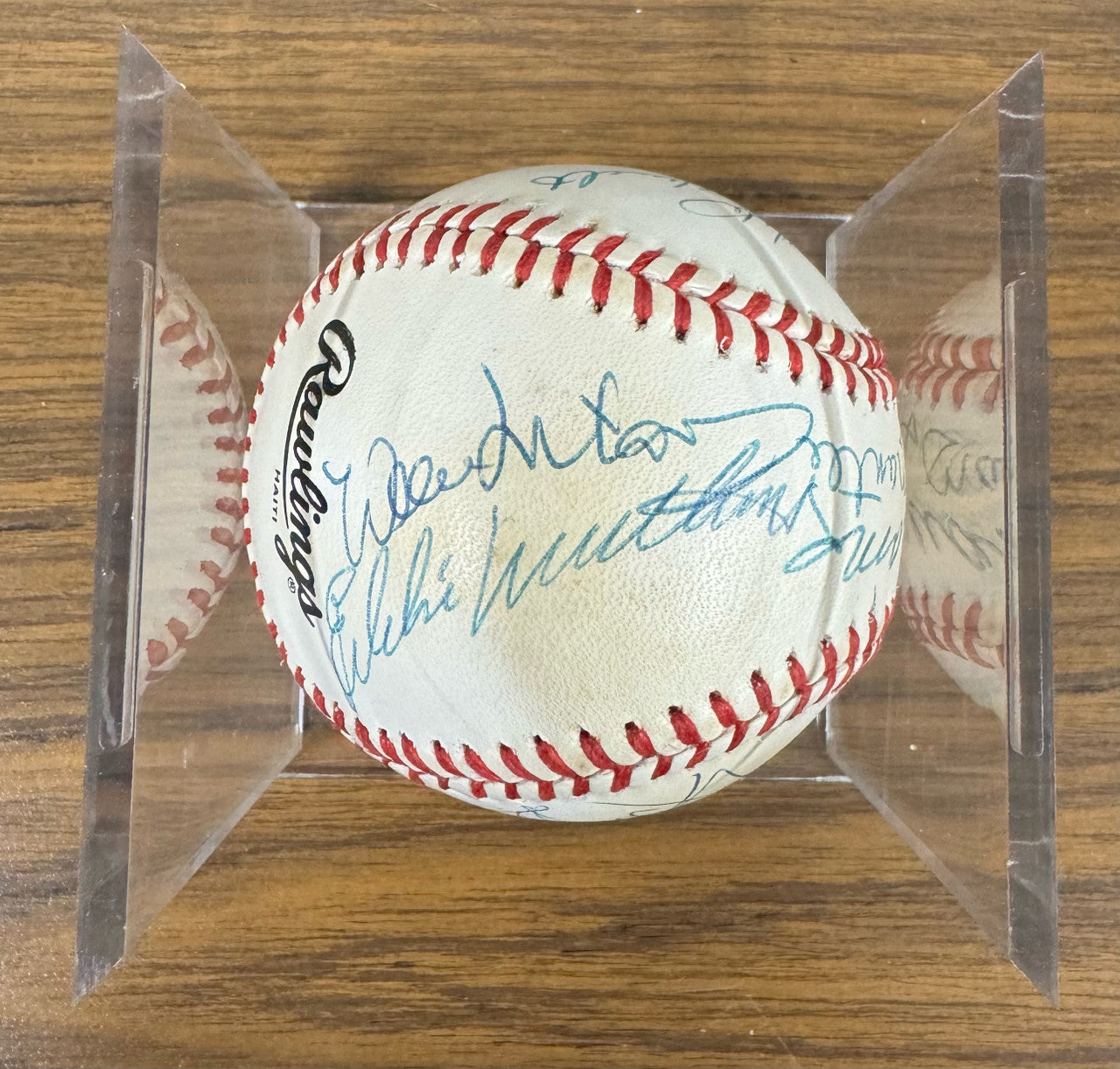 500 HR Club Signed Autographed ONL Baseball Mantle Williams Mays Aaron ++ JSA