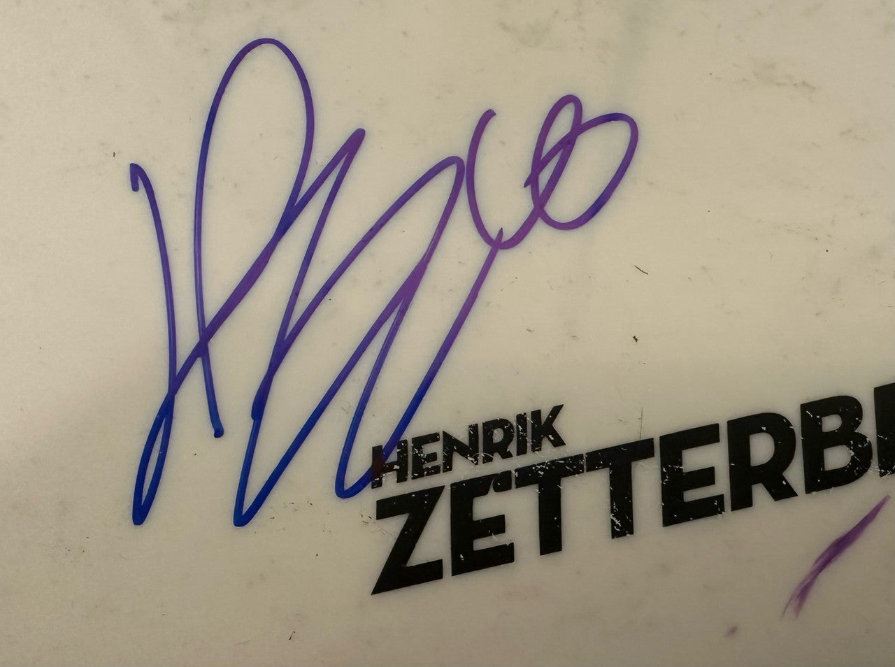 Henrik Zetterberg Signed Autographed McFarlane Figure JSA AK60639
