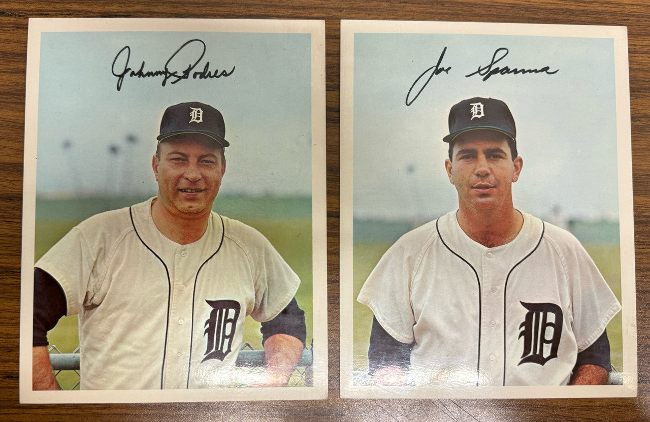 1967 Dexter Press Detroit Tigers Complete Team Set (12) w/ Kaline VG/EX-EX