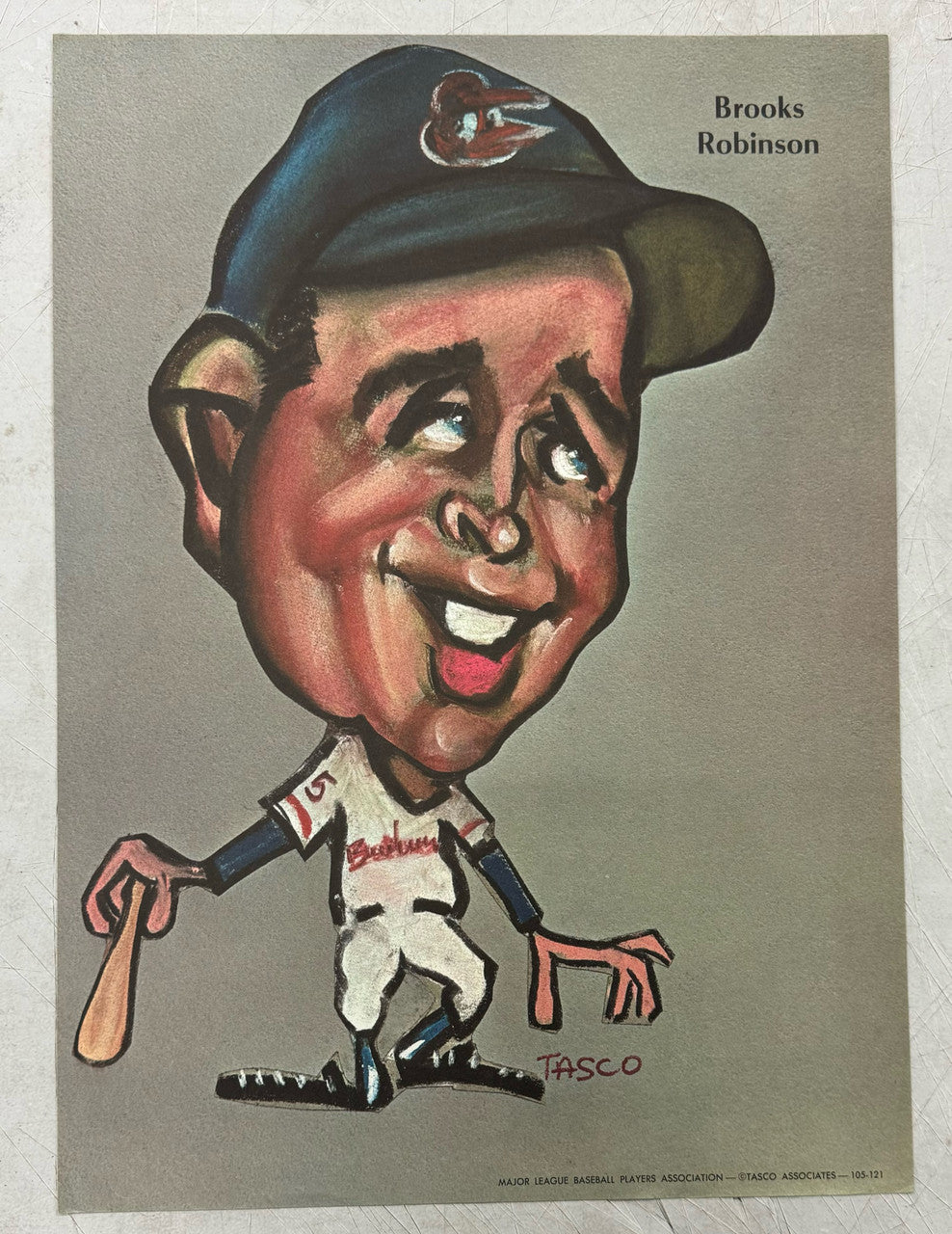 1969 Tasco Baseball All Star Posters Lot of 6 Excellent Condition
