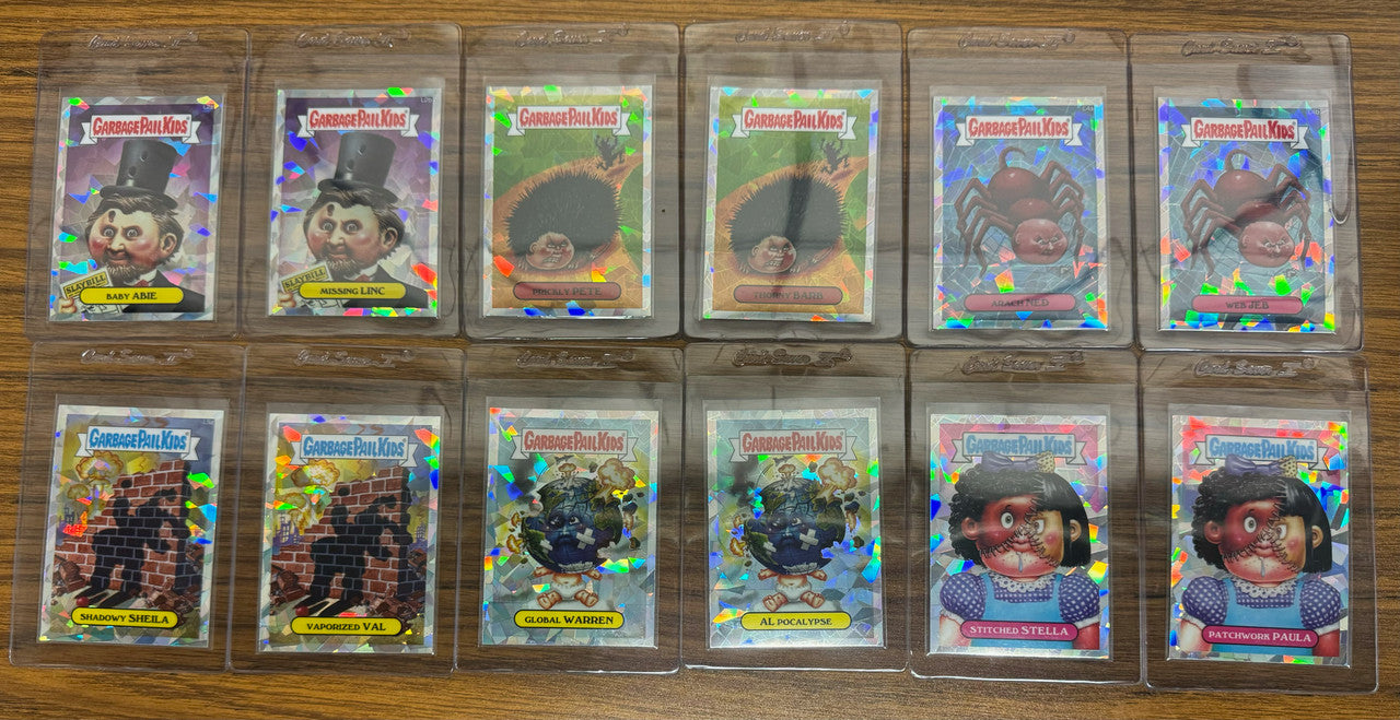 2013 Topps Garbage Pail Kids Chrome Series 1 Atomic Refractor Complete Set (110)