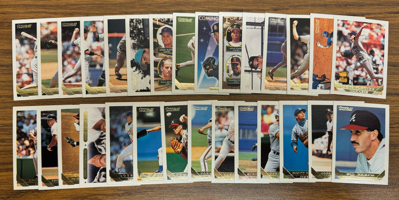 1993 Topps Gold Baseball Lot of 108 Cards w/ Duplicates