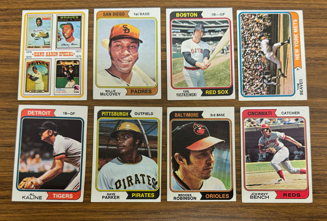 1974 Topps Baseball Near Complete Set 659/660 VG/EX-EX w/ Team CLs + Traded