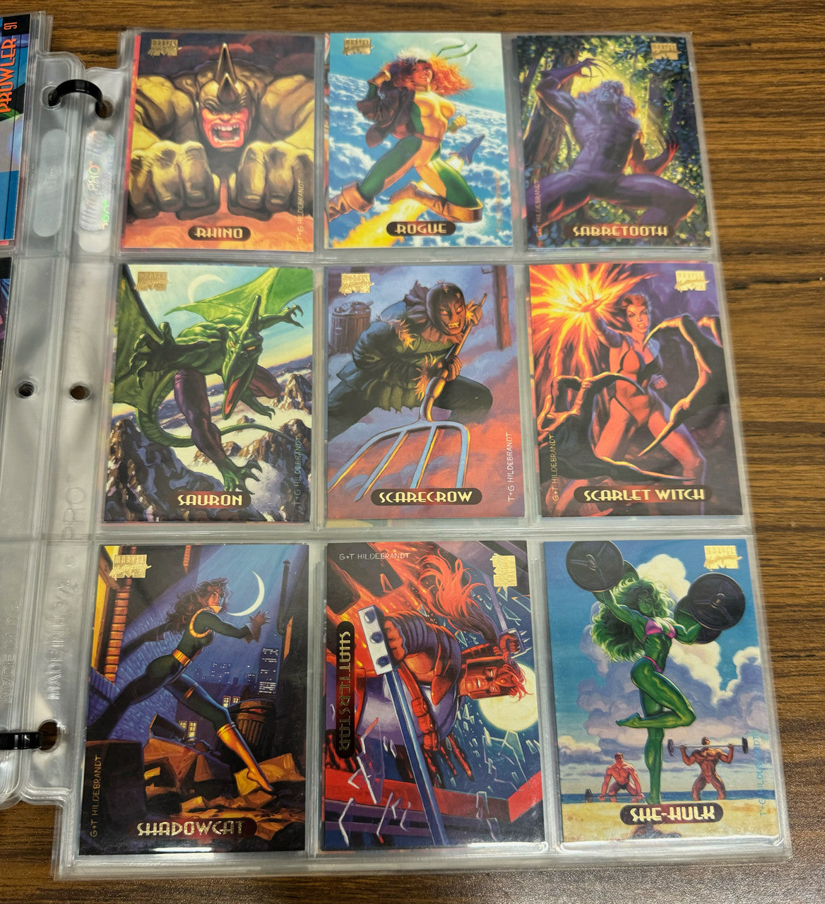 1994 Fleer Marvel Masterpieces Complete Base Set (140) NM