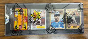 1987 Topps Baseball Rack Pack Barry Bonds RC On Top BBCE Wrapped Sealed (B)