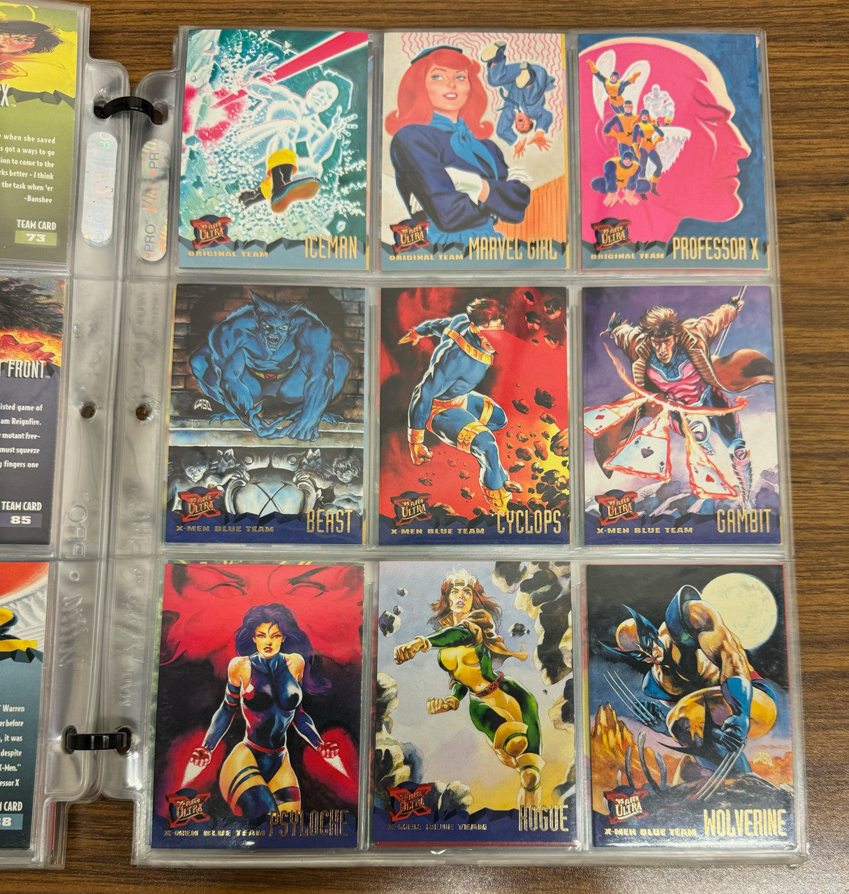 1995 Fleer Ultra X-Men Wolverine Binder New Sealed + Near Complete Set 142/150