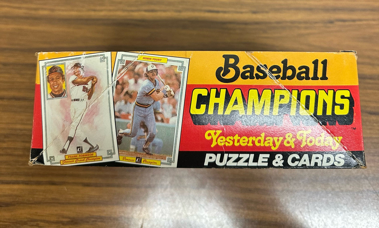 1984 Donruss Baseball Champions Yesterday & Today Box (36 Packs)