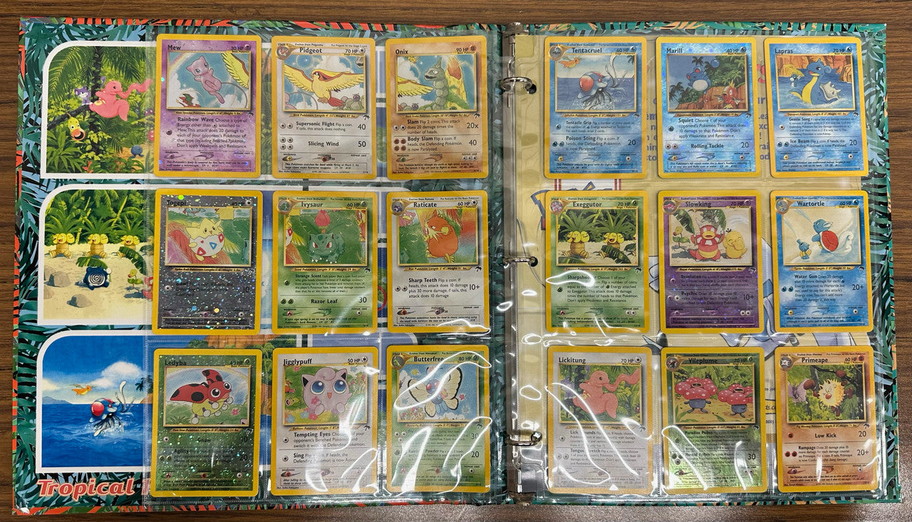 Pokemon Southern Island Collection Full 18 Card Set W/ Binder and Checklist