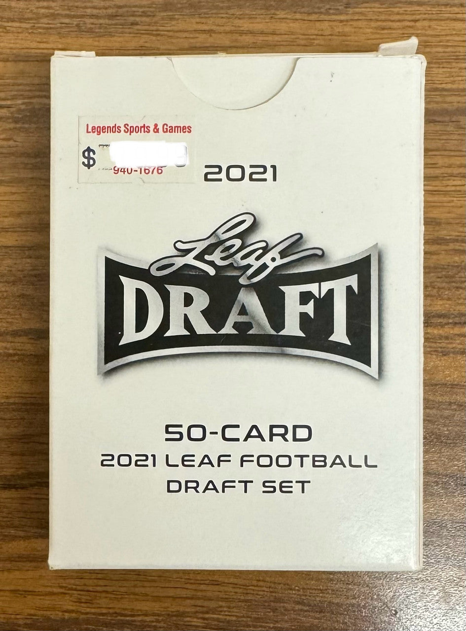 2021 Leaf Draft Football Complete 50 Card Set Lawrence Chase Fields
