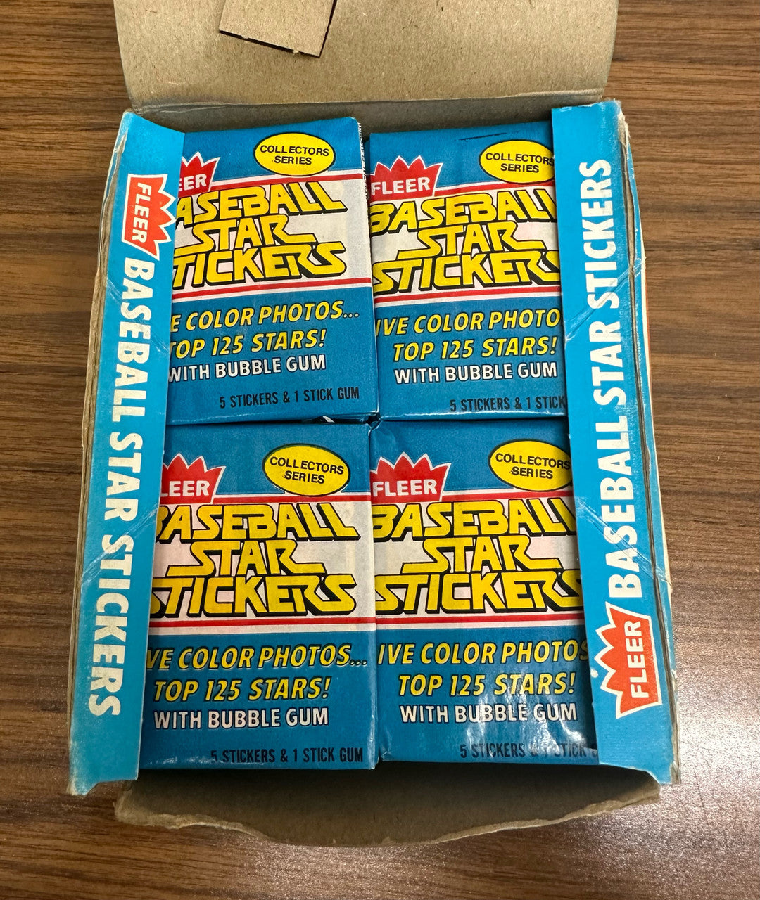 1981 Fleer Baseball  Star Stickers Wax Box (36 Packs)