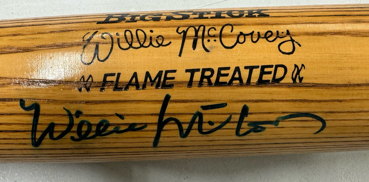 Willie McCovey Signed Autographed Rawlings Adirondack Bat JSA