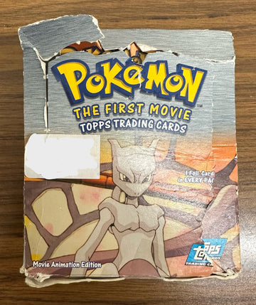 Topps Pokemon The First Movie Trading Card Box: 35 Sealed Packs 5 Black/30 Blue