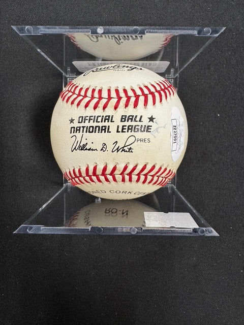 Willie Mays Signed Autographed Rawlings ONL Baseball JSA *7091