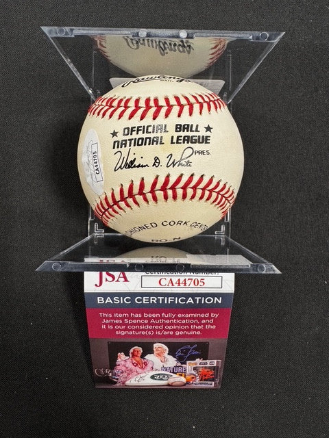 Johnny Bench Signed Autographed Rawlings ONL Baseball JSA *4705