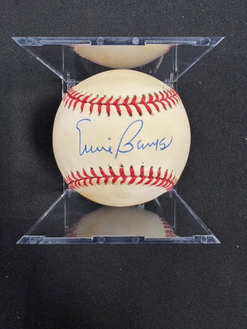Ernie Banks Signed Autographed Rawlings ONL Baseball JSA *4720