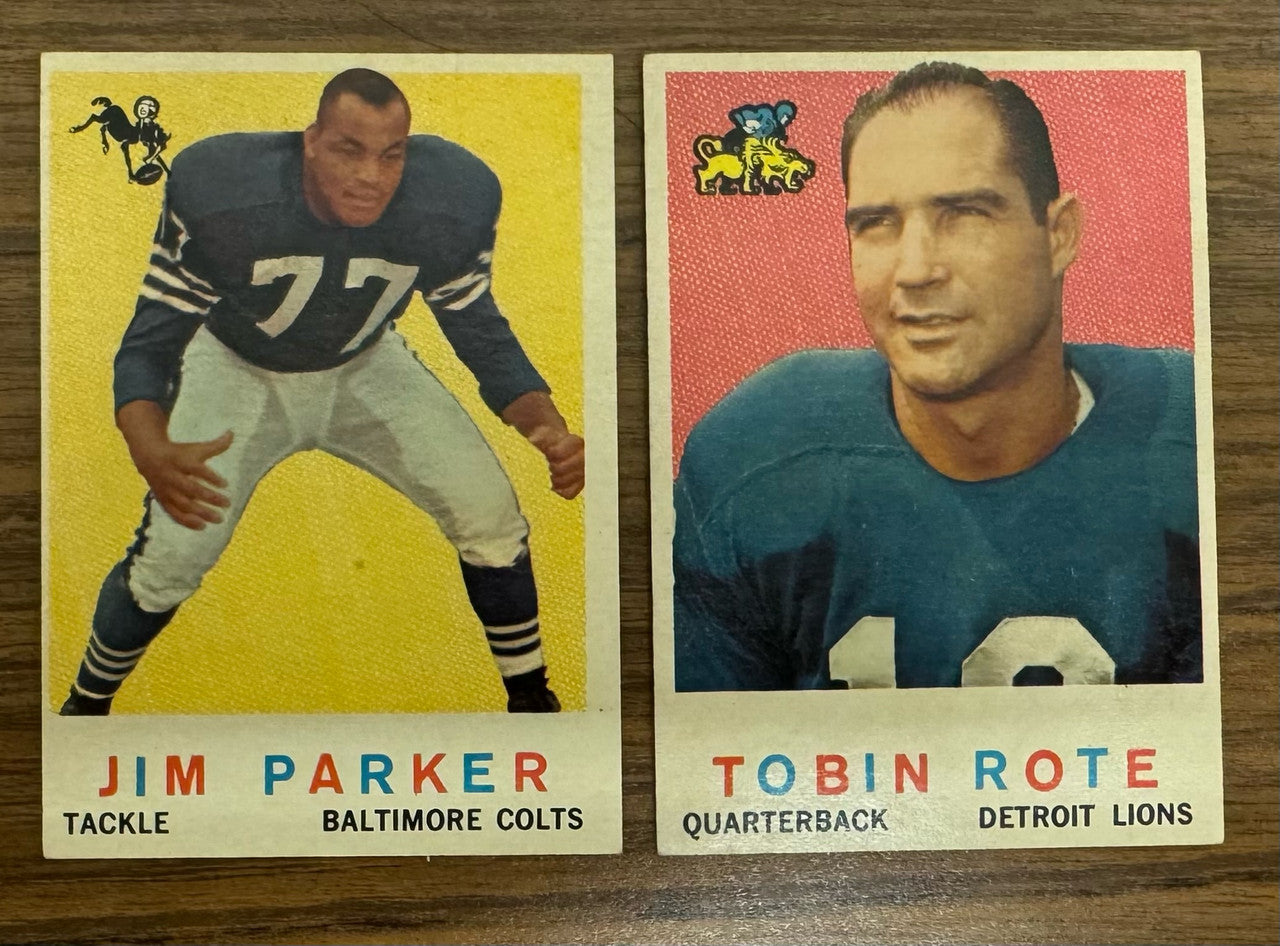 1959 Topps Football Complete Set (176) VG/EX Jim Brown BGS 4