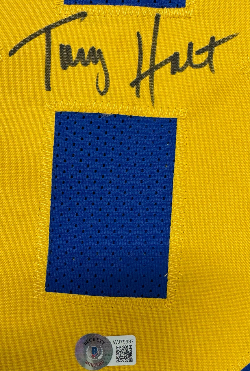 Torry Holt Signed Autographed Custom Jersey Beckett