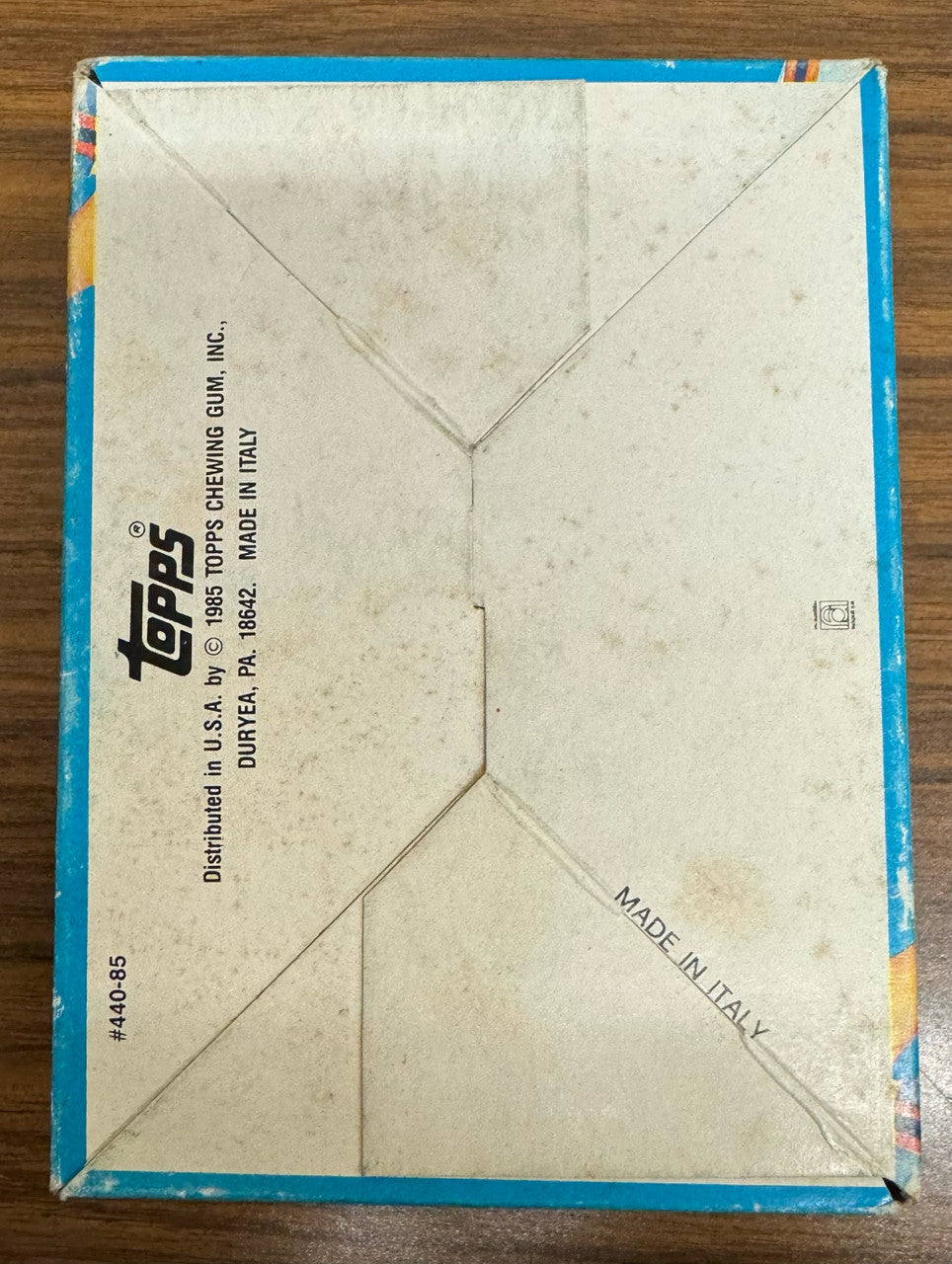 1985 Topps Baseball Yearbook Stickers Box Sealed