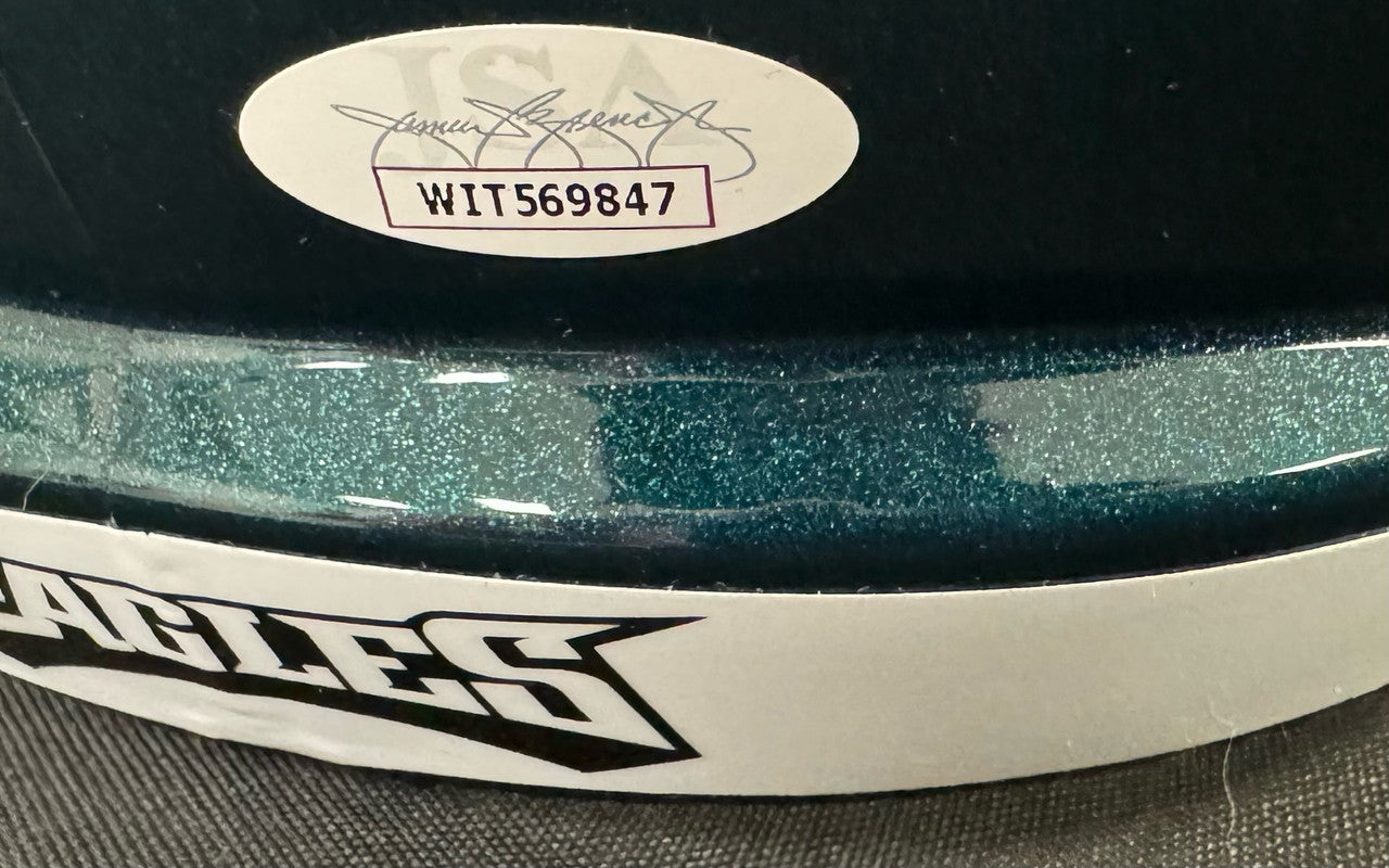 LeSean McCoy Signed Autographed FS Replica Helmet JSA