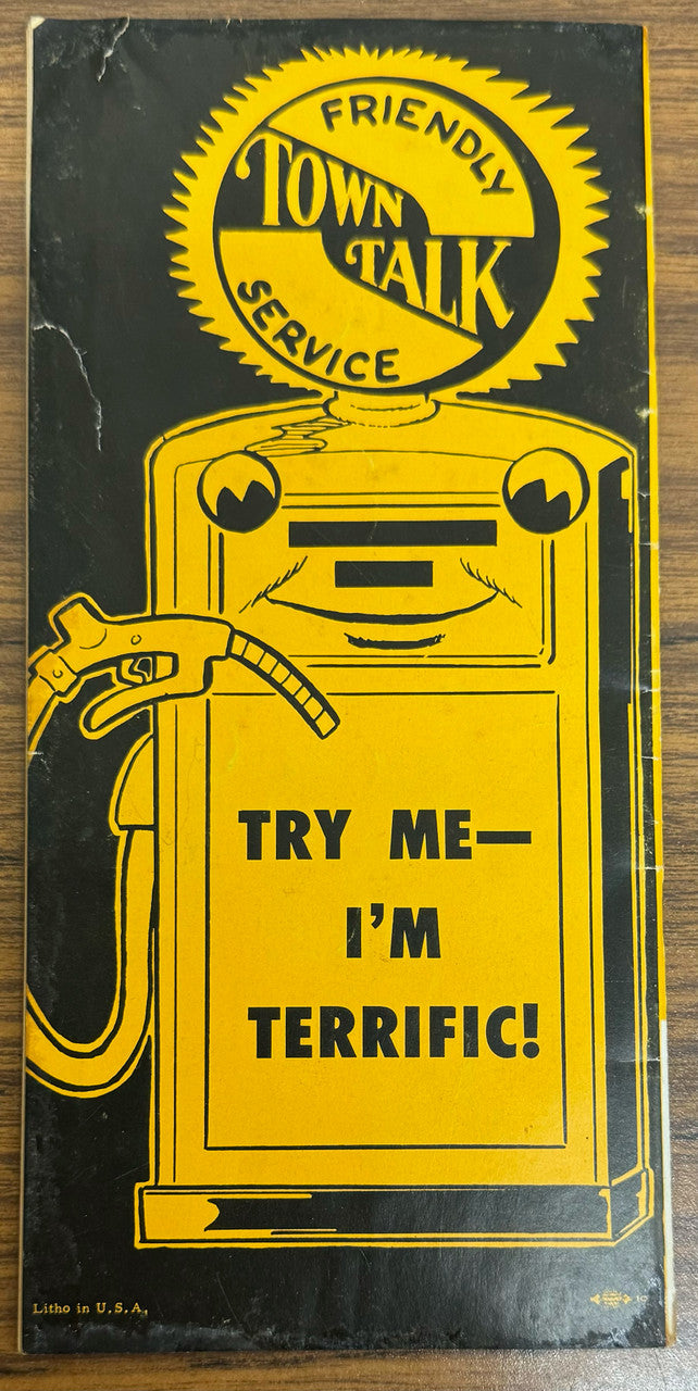 1958 Baseball Handbook and Schedules Friendly Town Talk