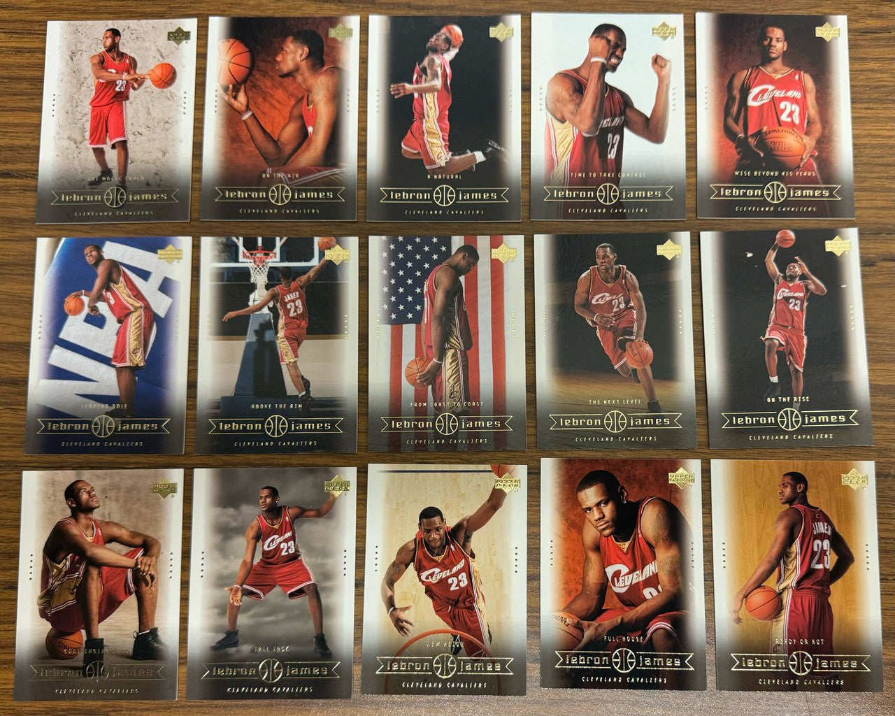 2003 Upper Deck LeBron James 32-Card Complete RC Box Set Opened "A"