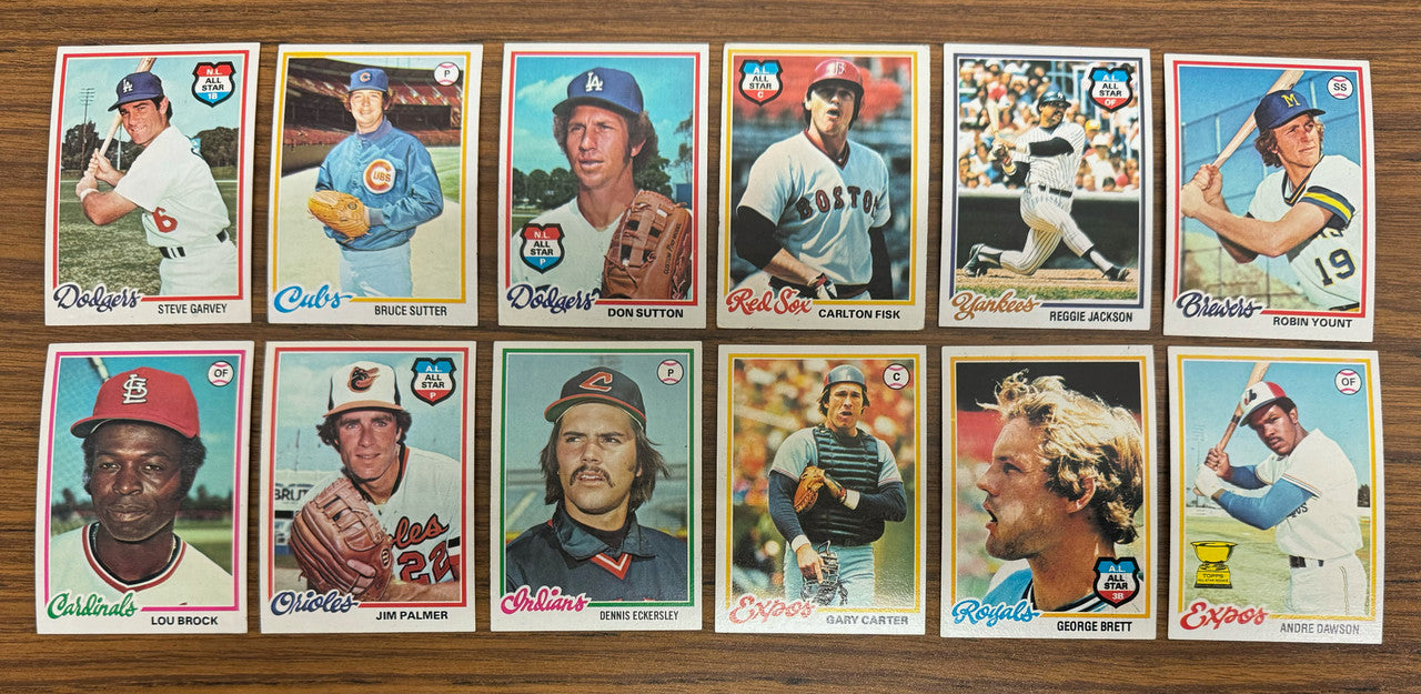 1978 Topps Baseball Complete Set (726) VG/EX-NM Murray RC
