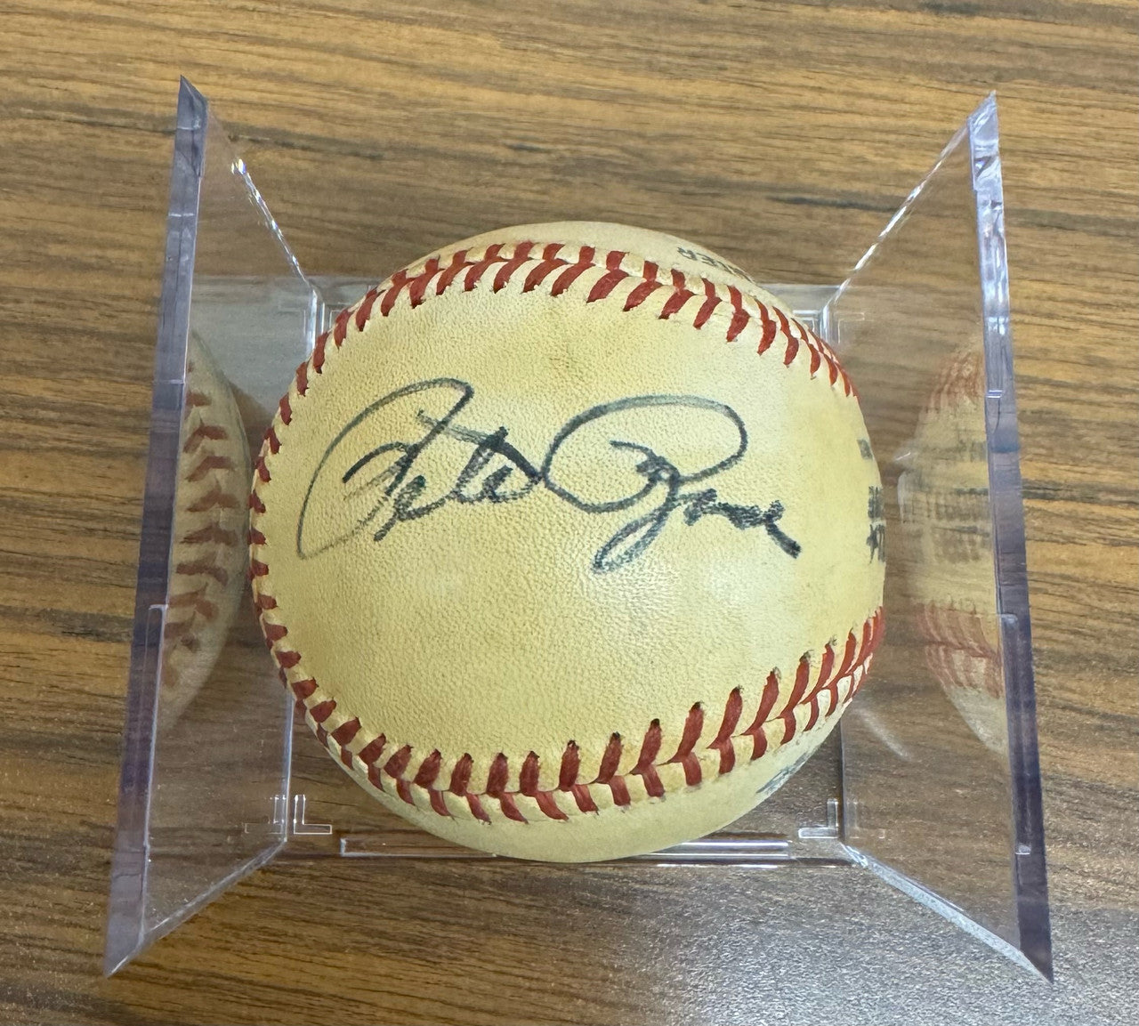 Willie Mays/Monte Irvin/Pete Rose Signed Autographed Baseball JSA