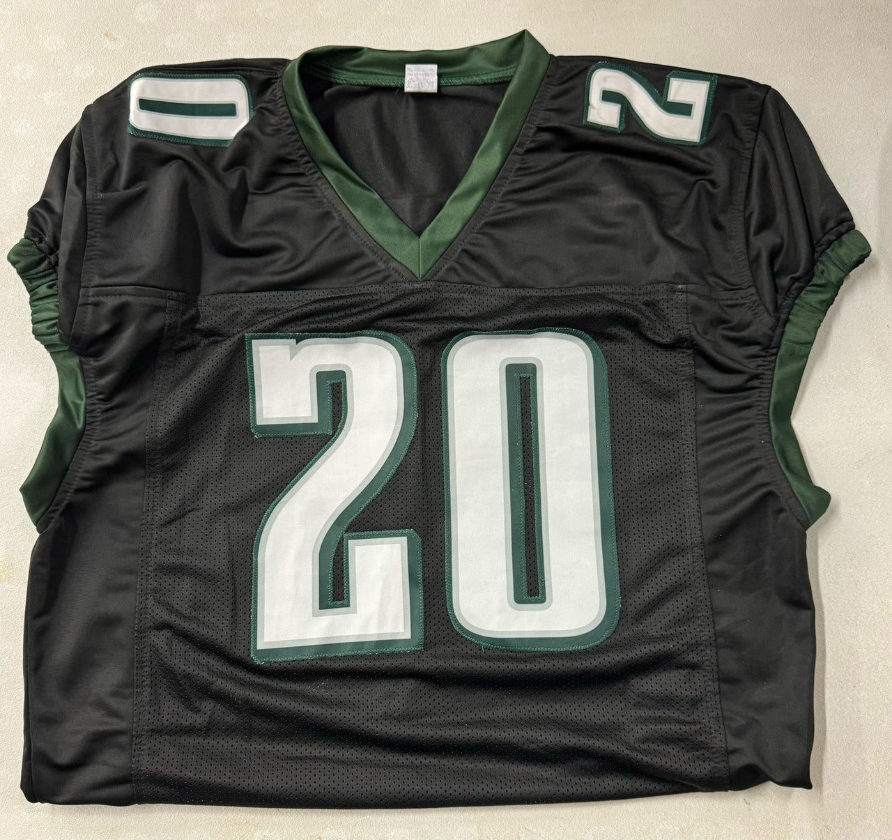Brian Dawkins Signed Autographed Eagles Custom Jersey BAS