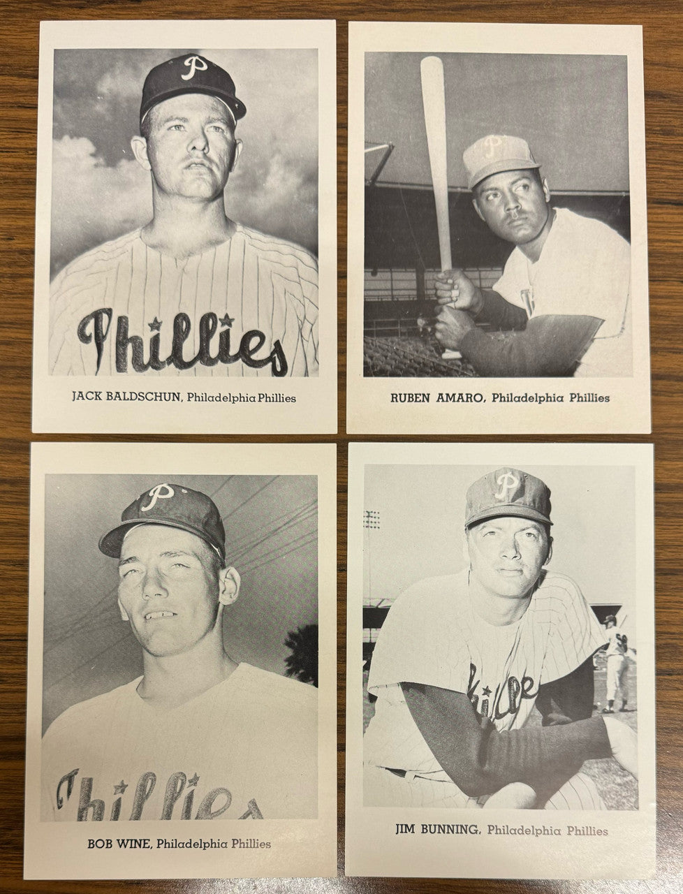 1960s Jay Publishing Philadelphia Phillies Picture Pack Set (12) in Envelope NM