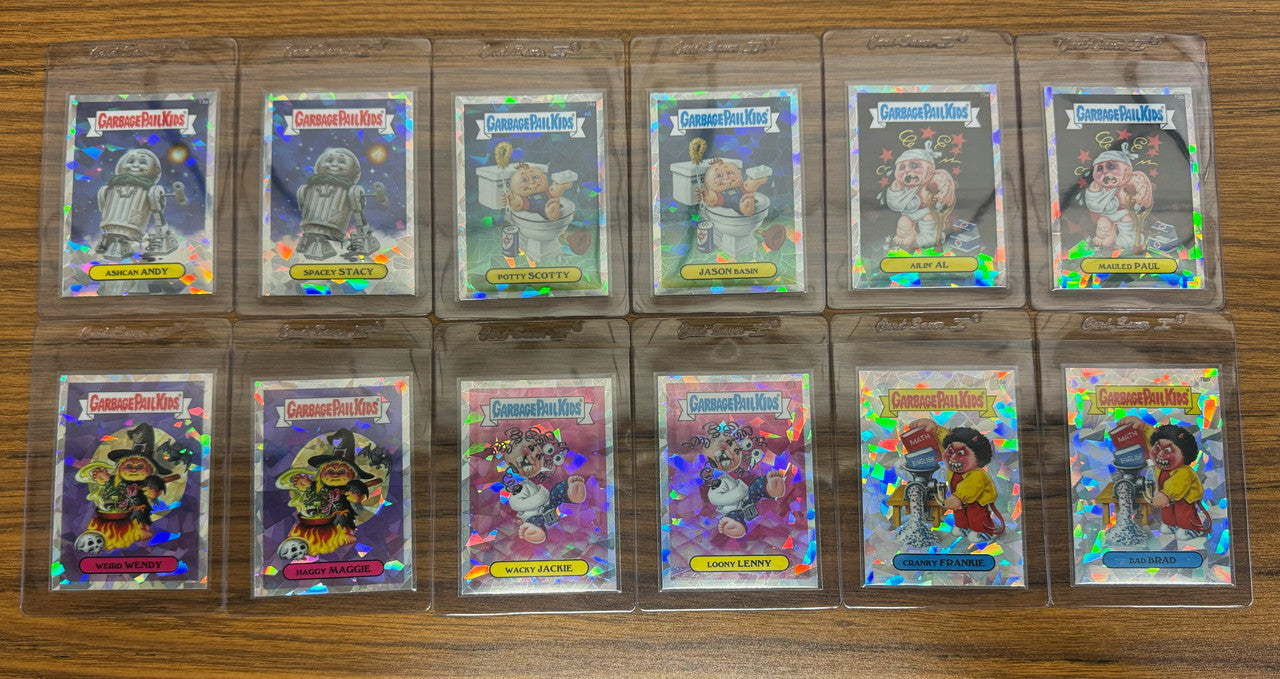 2013 Topps Garbage Pail Kids Chrome Series 1 Atomic Refractor Complete Set (110)