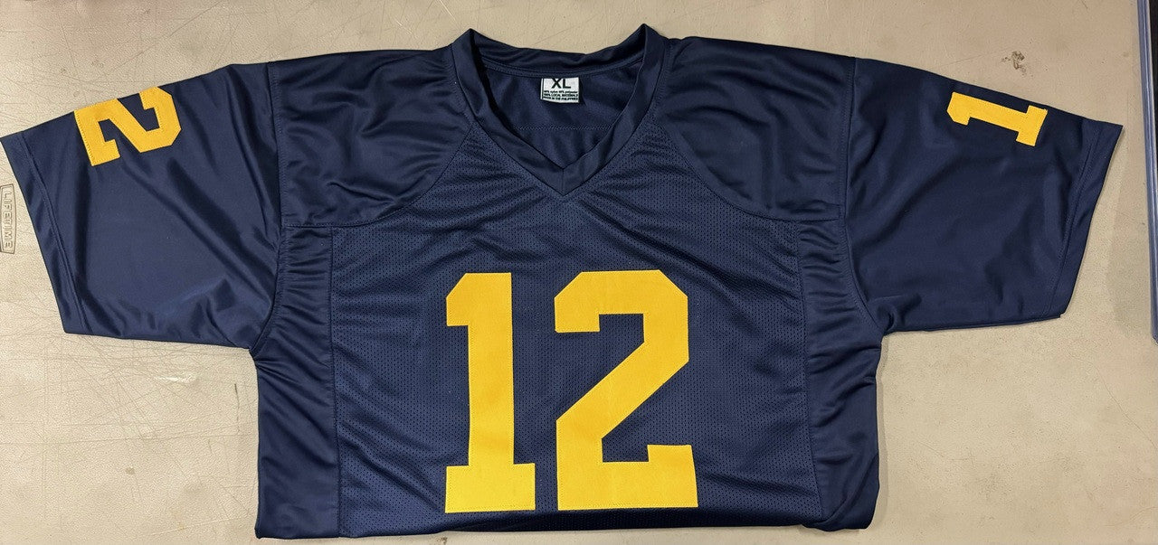 Josh Wallace Signed Autographed Custom Michigan Jersey JSA