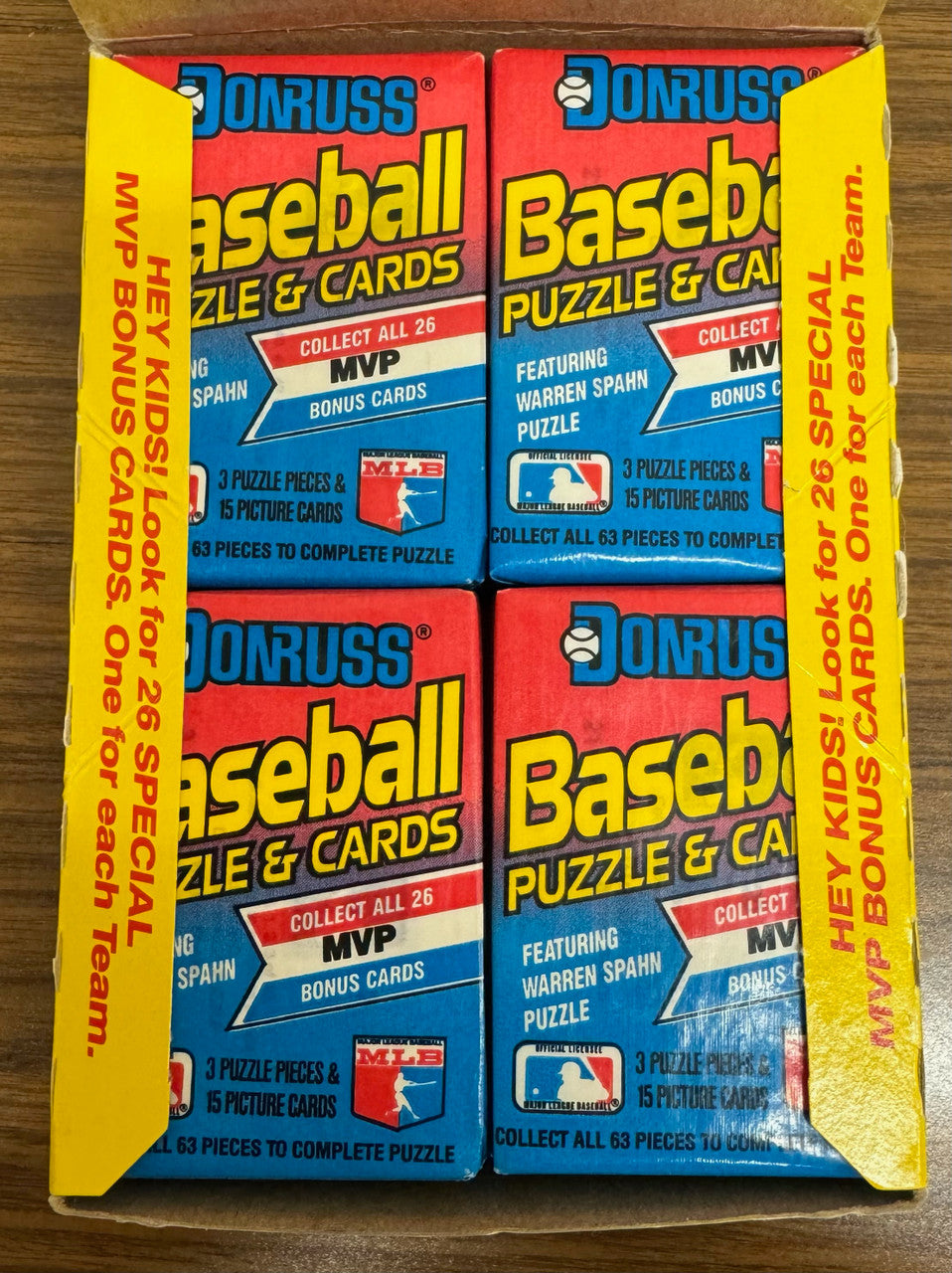 1989 Donruss Baseball Wax Box 36 Factory Sealed Packs