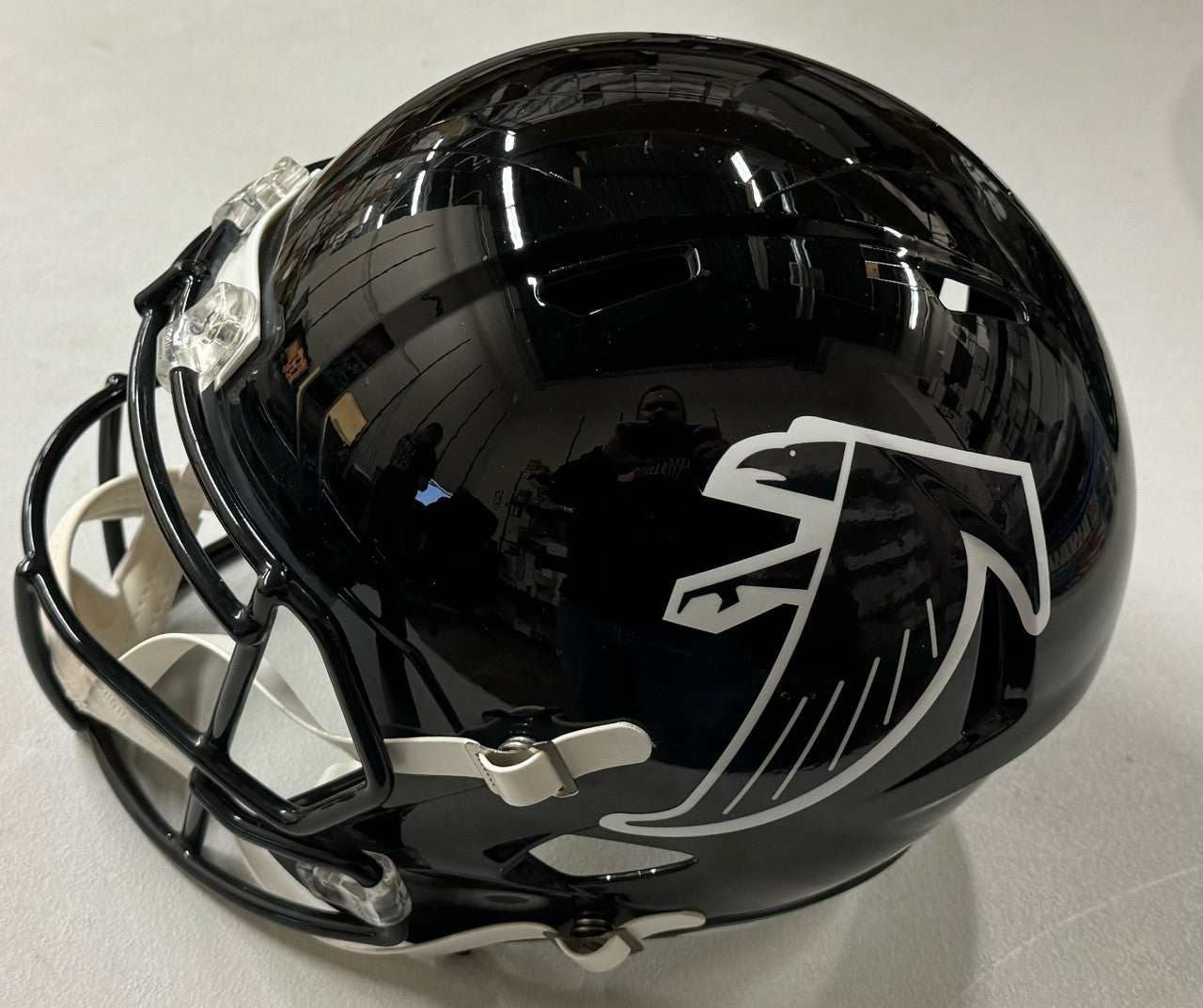 Michael Vick Signed Autographed Atlanta Falcons Throwback Full Size Helmet BAS
