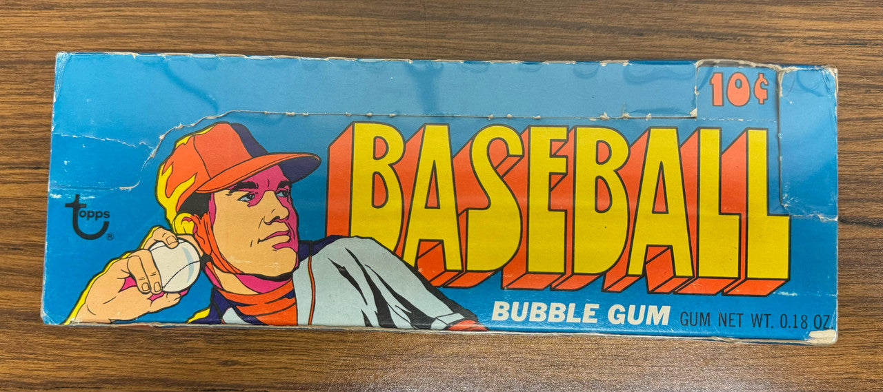 1972 Topps Baseball Empty Wax Box BBCE Wrapped