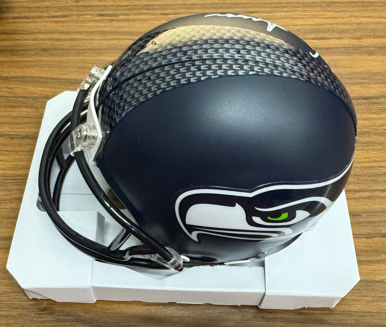 Warren Moon Signed Autographed Seahawks Mini Helmet Tristar