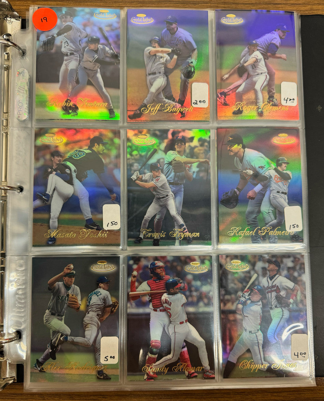 1998 Topps Gold Label Baseball Class 1 Complete Set (100) NM-MT