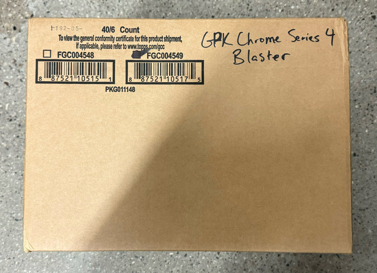 2021 Topps Garbage Pail Kids Chrome Series 4 Blaster Case Factory Sealed