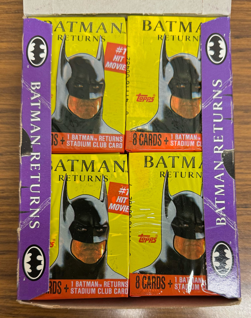 1992 Topps Batman Returns Wax Box 36 Factory Sealed Packs