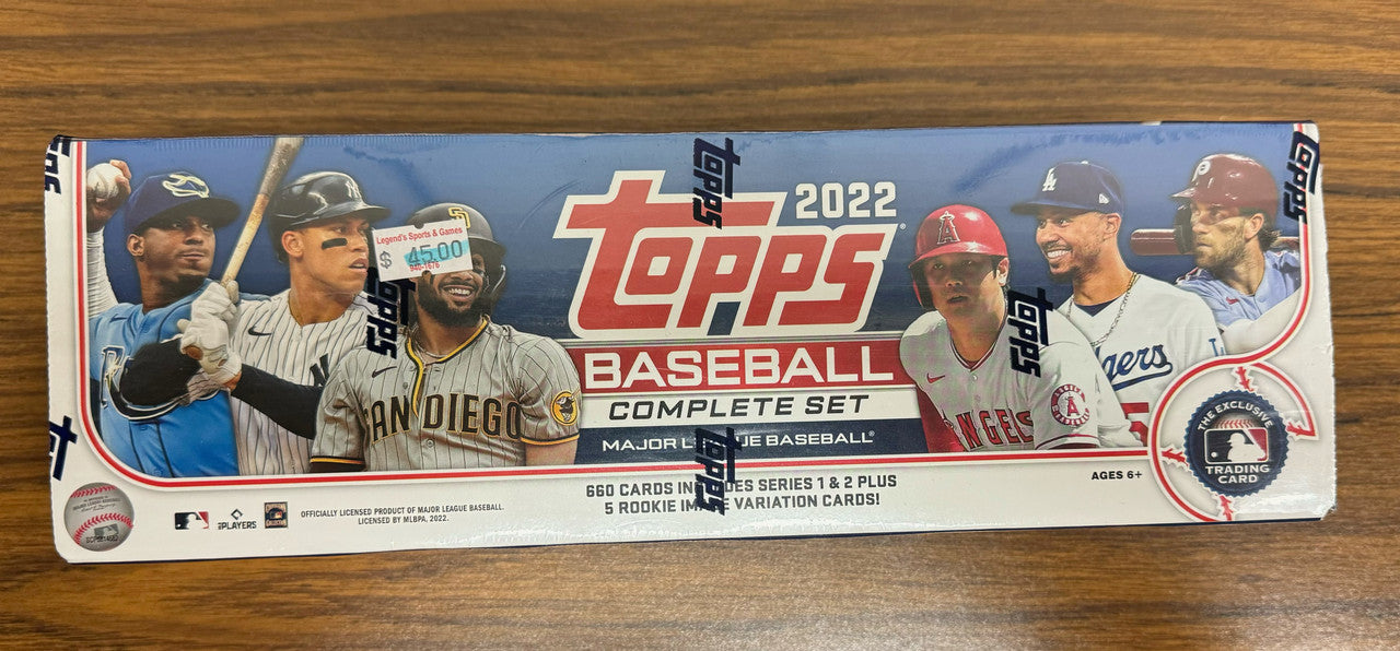 2022 Topps Baseball Complete Factory Set Blue Walmart