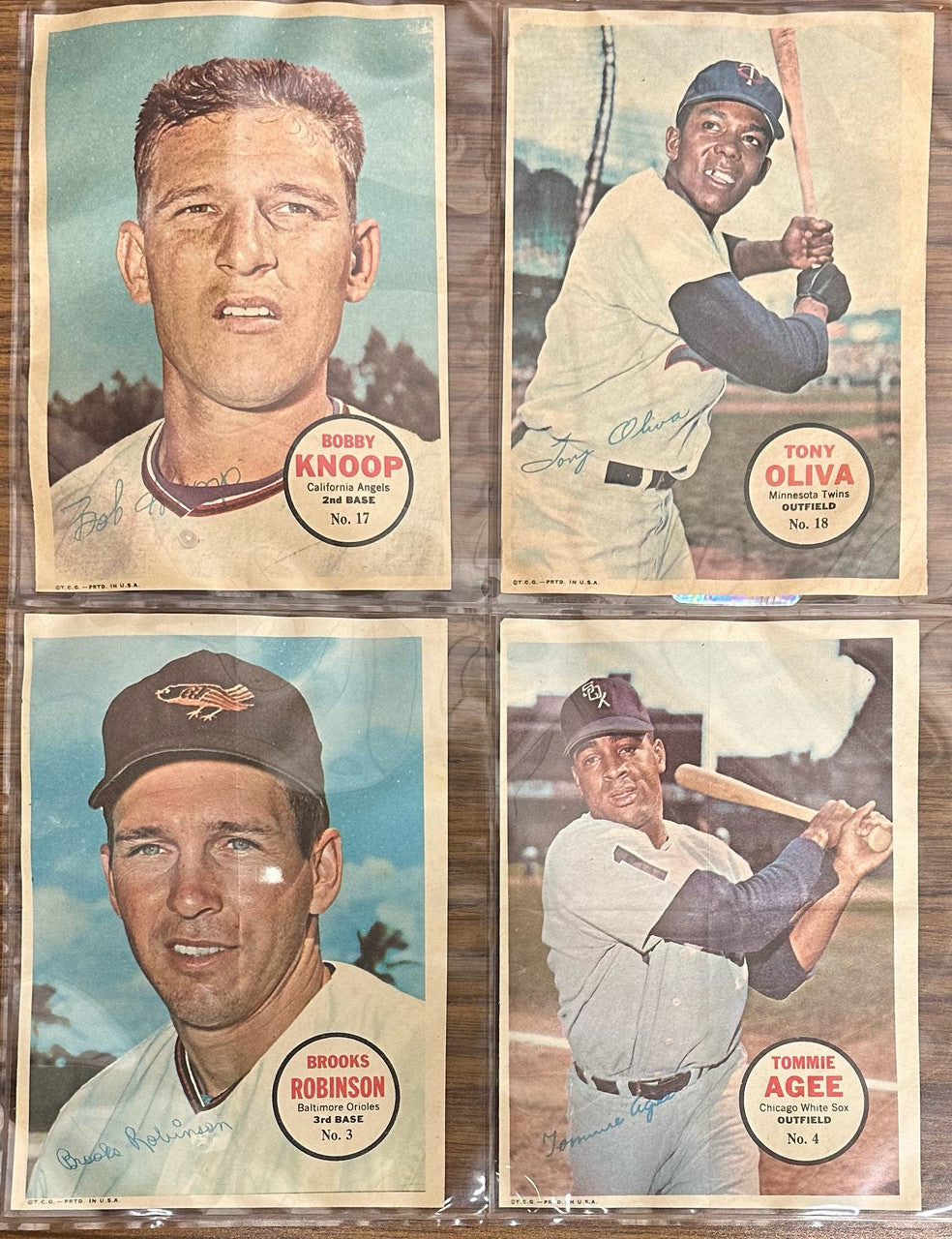 1967 Topps Posters Near Complete Set 27/32 Mantle Mays Aaron