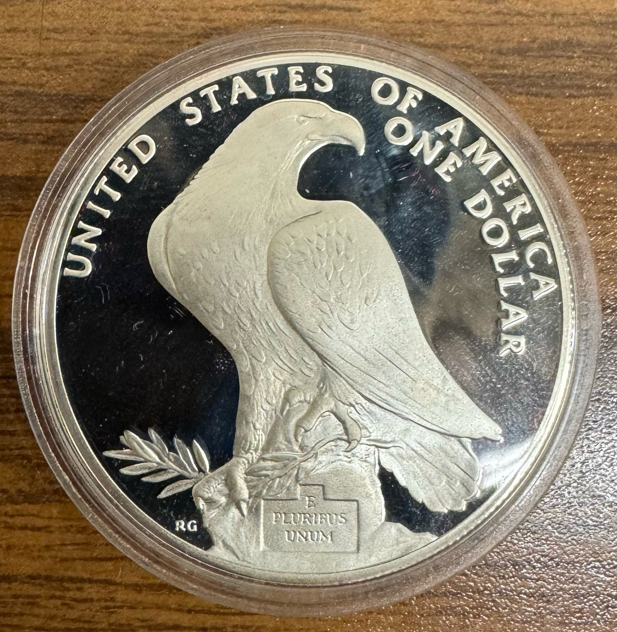 1984 Olympics US Mint Commemorative Coin Silver Dollar in Case