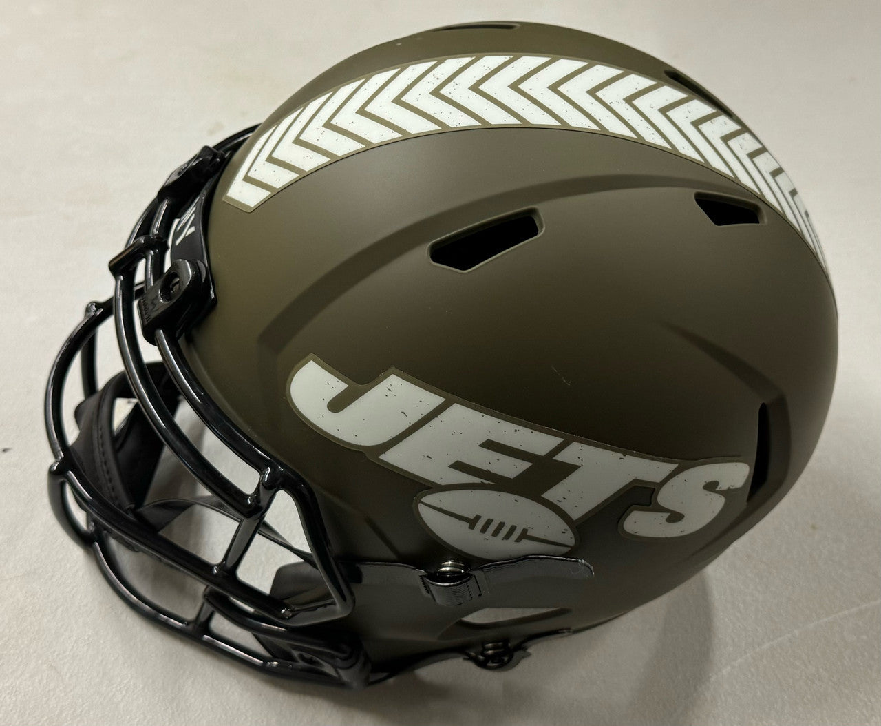 Ahmad Sauce Gardner Signed Autographed Salute to Service Full Size Helmet BAS