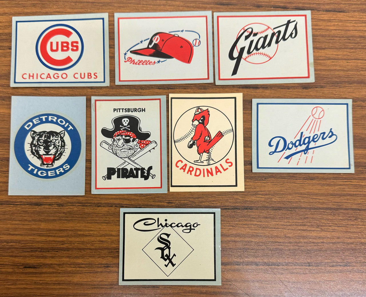 1961 Fleer Baseball Stickers Partial Set (20) 12 Different EX/MT Overall