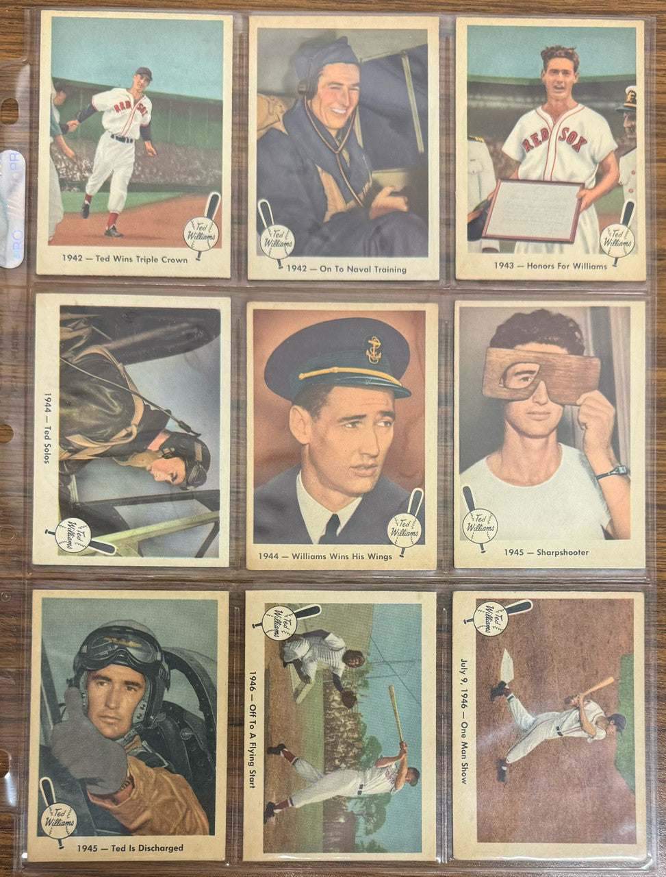 1959 Fleer Ted Williams Baseball Near Complete Set (78/80) EX-EX+