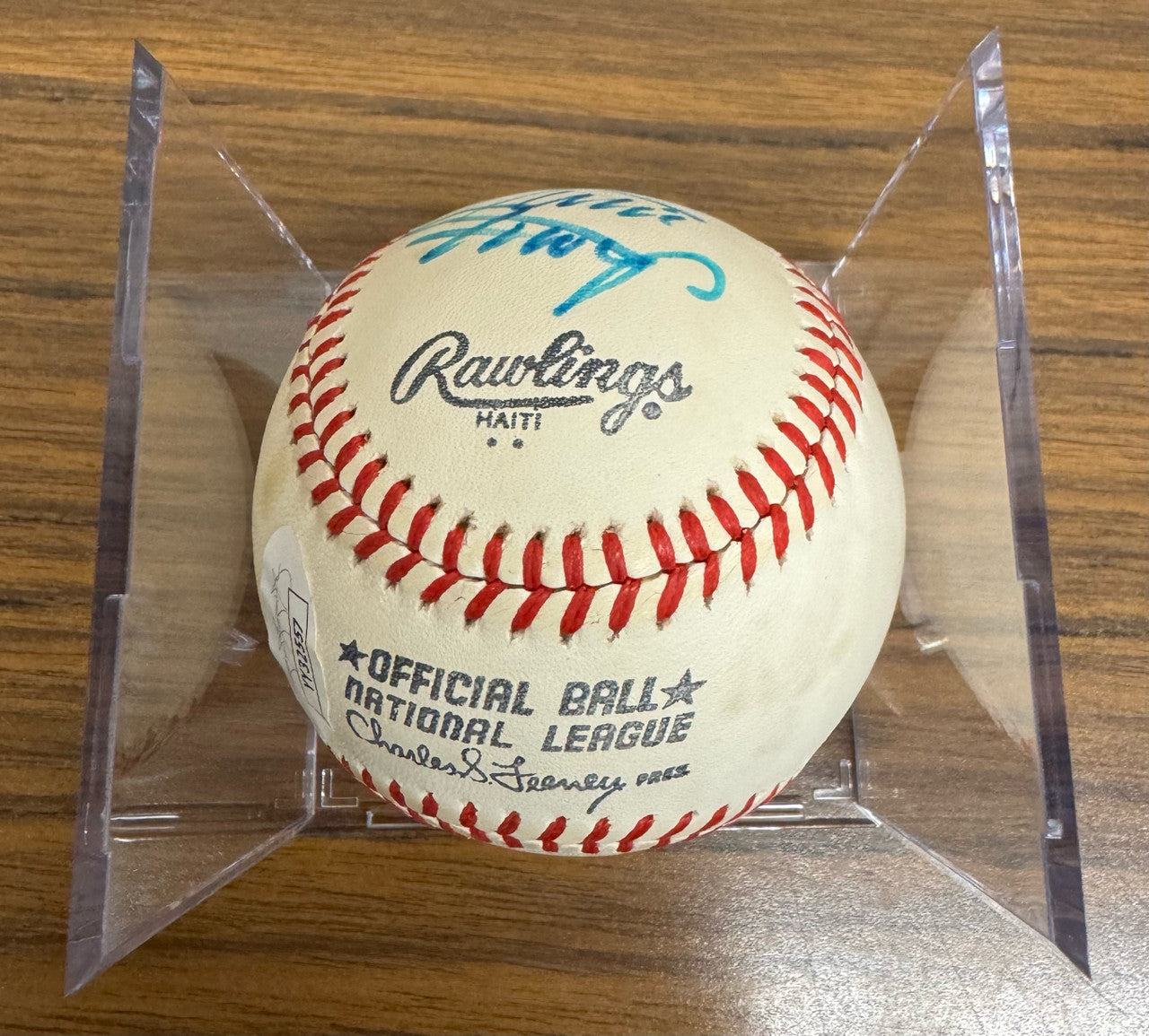 Willie Mays/Monte Irvin Signed Autographed Rawlings Baseball JSA