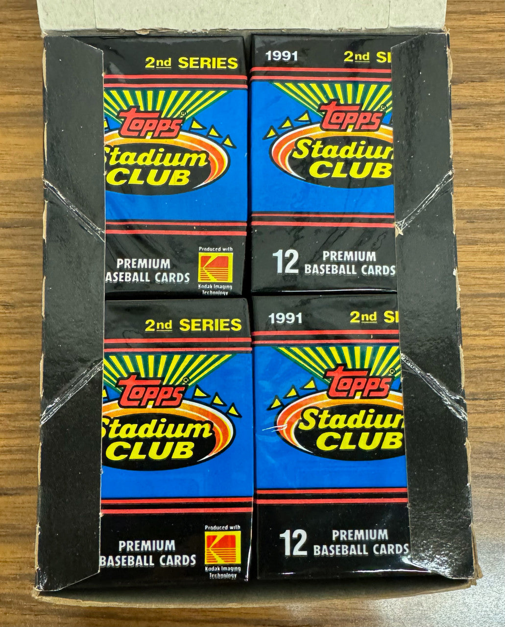 1991 Topps Stadium Club Series 2 Baseball Wax Box 36 Factory Sealed Packs