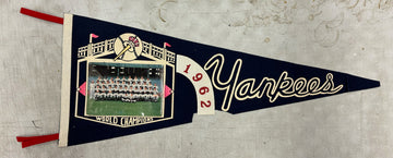 1962 New York Yankees Team Photo Pennant