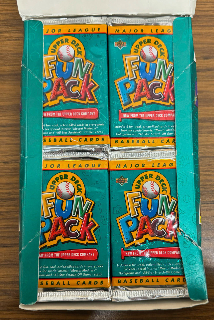 1993 Upper Deck Baseball Fun Pack Box 48 Factory Sealed Packs