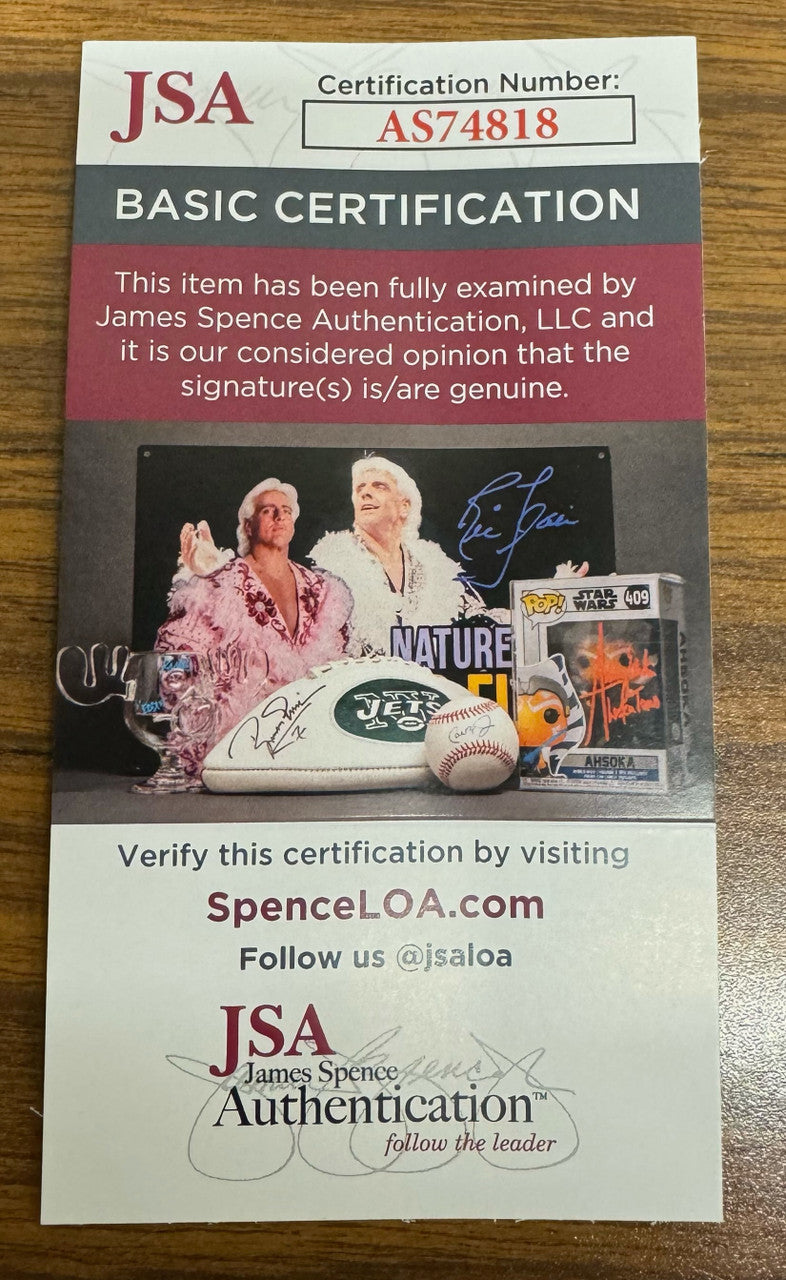Robin Roberts Signed Autographed Rawlings OML Baseball HOF Inscription JSA
